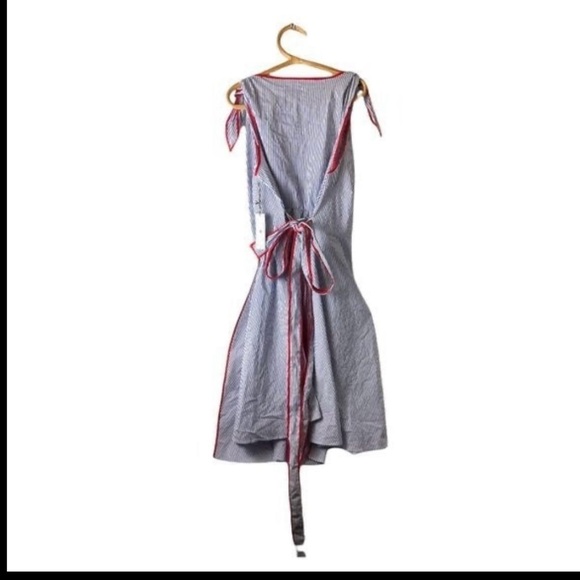 NWT Draper James Eloquii Striped Wrap Dress Wome's Size 18 - Picture 3 of 5